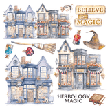 Vellum Paper 15 x 15 cm - Wizard Academy - 6 - pack - 4 - Ciao Bella - Tidformera