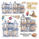 Vellum Paper 15 x 15 cm - Wizard Academy - 6 - pack - 4 - Ciao Bella - Tidformera
