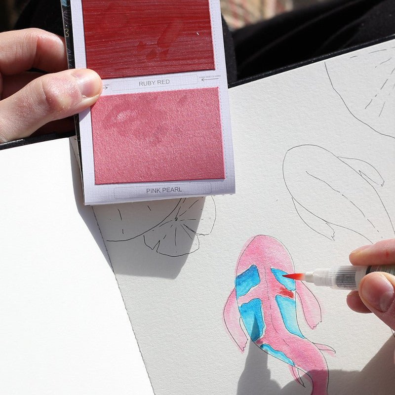 Viviva Colorsheets - Metallic set 10 colors - 4 - Viviva colors - Tidformera