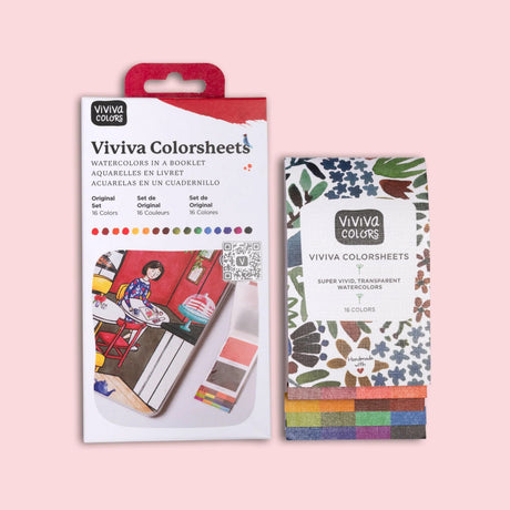 Viviva Colorsheets - Original 16 colors set - 1 - Viviva colors - Tidformera