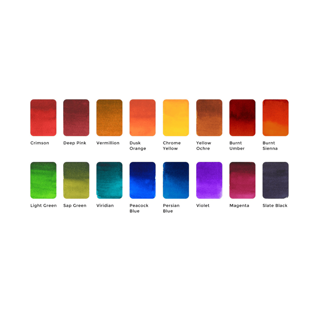 Viviva Colorsheets - Original 16 colors set - 3 - Viviva colors - Tidformera