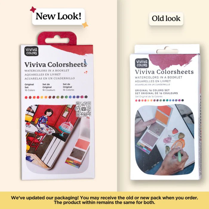 Viviva Colorsheets - Original 16 colors set - 6 - Viviva colors - Tidformera