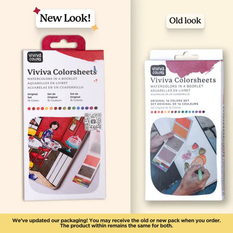 Viviva Colorsheets - Original 16 colors set - 6 - Viviva colors - Tidformera