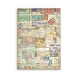 Washi pad - Art of Travelling - Stamperia - Tidformera