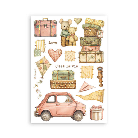 Washi pad - Cozy Family - 3 - Stamperia - Tidformera