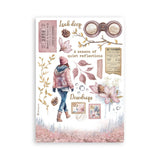 Washi pad - Dewdrop - 5 - Stamperia - Tidformera