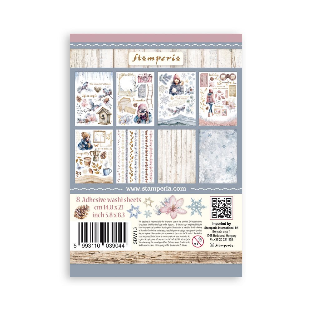 Washi pad - Dewdrop - 10 - Stamperia - Tidformera