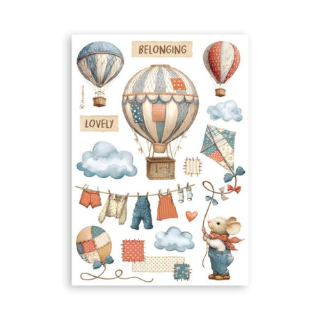 Washi pad - Family - 2 - Stamperia - Tidformera