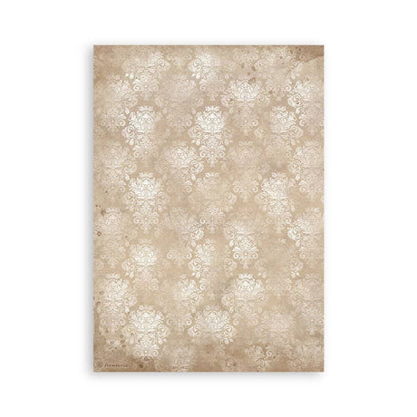 Washi pad - Golden Harmony - 8 - Stamperia - Tidformera