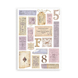 Washi pad - Quiet Days - 10 - Stamperia - Tidformera