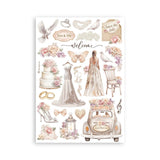 Washi pad - Romance forever - Stamperia - Tidformera