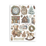 Washi pad - The Owl's House - 7 - Stamperia - Tidformera
