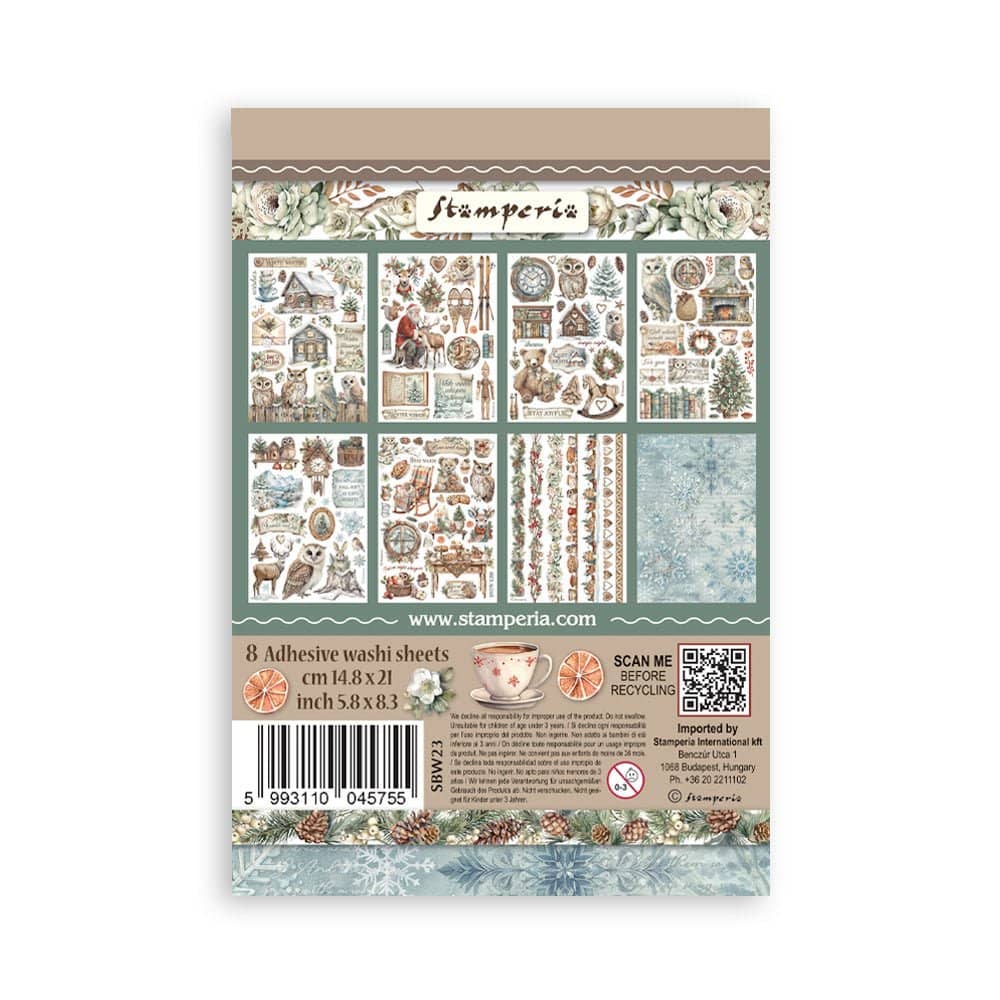 Washi pad - The Owl's House - 10 - Stamperia - Tidformera