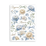 Washi pad - Timeless - 8 - Stamperia - Tidformera