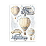 Washi pad - Timeless - 9 - Stamperia - Tidformera