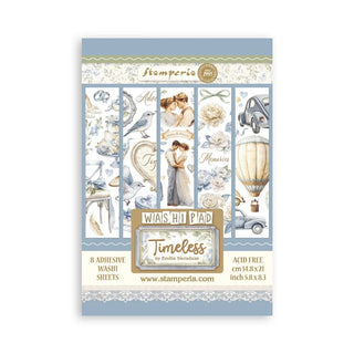 Washi pad - Timeless - 1 - Stamperia - Tidformera
