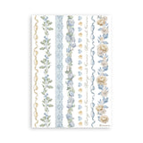 Washi pad - Timeless - 4 - Stamperia - Tidformera