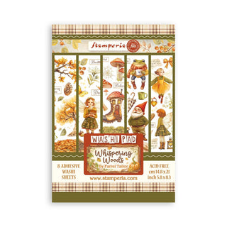 Washi pad - Whispering Woods - 1 - Stamperia - Tidformera