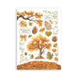 Washi pad - Whispering Woods - 6 - Stamperia - Tidformera