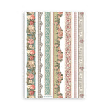 Washi pad - Wonderland - 8 - Stamperia - Tidformera