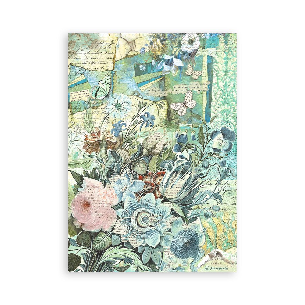 Washi pad - Wonderland - Stamperia - Tidformera