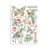 Washi pad - Wonderland - 5 - Stamperia - Tidformera