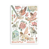 Washi pad - Wonderland - 7 - Stamperia - Tidformera