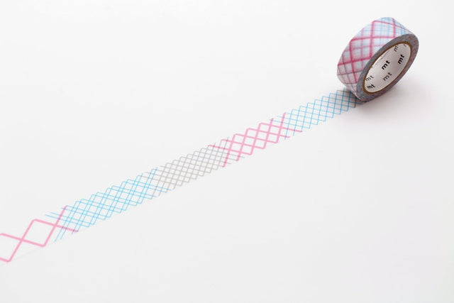 Washi Tape 15 mm - Multi cross - MT masking tape - Tidformera