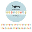Washi tape 15 mm - Penpaling Paula - Balloons - 1 - Penpaling Paula - Tidformera