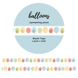 Washi tape 15 mm - Penpaling Paula - Balloons - 1 - Penpaling Paula - Tidformera