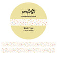 Washi tape 15 mm - Penpaling Paula - Confetti - 1 - Penpaling Paula - Tidformera