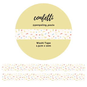 Washi tape 15 mm - Penpaling Paula - Confetti - 1 - Penpaling Paula - Tidformera