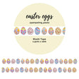 Washi tape 15 mm - Penpaling Paula - Easter Eggs - 1 - Penpaling Paula - Tidformera
