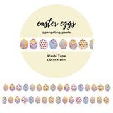 Washi tape 15 mm - Penpaling Paula - Easter Eggs - 1 - Penpaling Paula - Tidformera