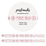 Washi tape 15 mm - Penpaling Paula - Postmarks - 1 - Penpaling Paula - Tidformera