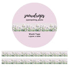 Washi tape 15 mm - Penpaling Paula - Snowdrops - 1 - Penpaling Paula - Tidformera
