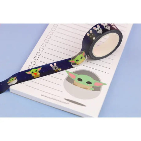 Washi tape 15 mm Studio Inktvis - Baby Yoda - 4 - Studio Inktvis B.V - Tidformera