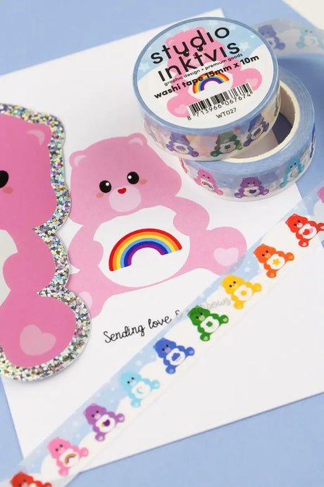 Washi tape 15 mm Studio Inktvis - Care Bears - 2 - Studio Inktvis B.V - Tidformera