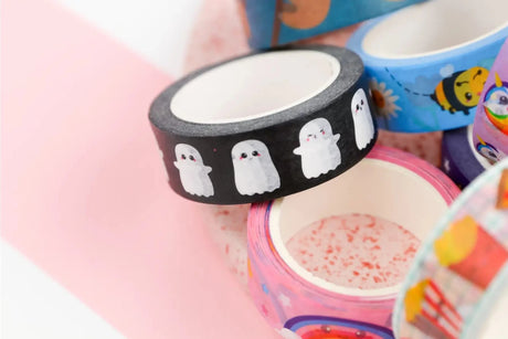 Washi tape 15 mm Studio Inktvis - Ghost - 2 - Studio Inktvis B.V - Tidformera