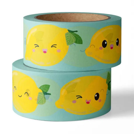 Washi tape 15 mm Studio Inktvis - Lemon - 2 - Studio Inktvis B.V - Tidformera