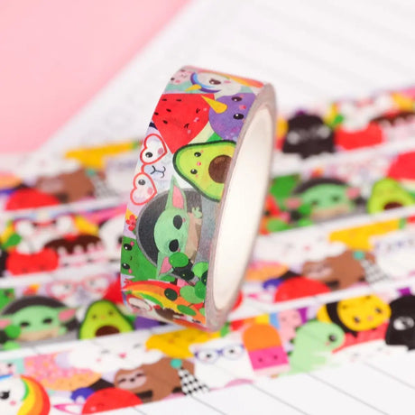 Washi tape 15 mm Studio Inktvis - Studio Squid - 2 - Studio Inktvis B.V - Tidformera