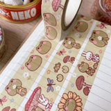 Washi tape 23 Frog friends - 2 - Cherry Rabbit - Tidformera
