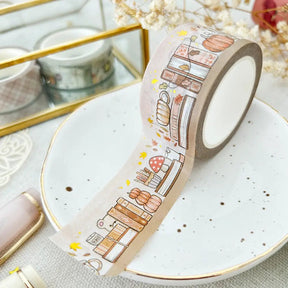 Washi tape 25 mm - Autumnal Library - 1 - Hello Petite Paper - Tidformera