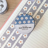 Washi tape 34 Daisy - Blue - 1 - Cherry Rabbit - Tidformera