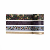 Washi tape - 4 - pack - Berries & Vines - 1 - Archer & Olive - Tidformera