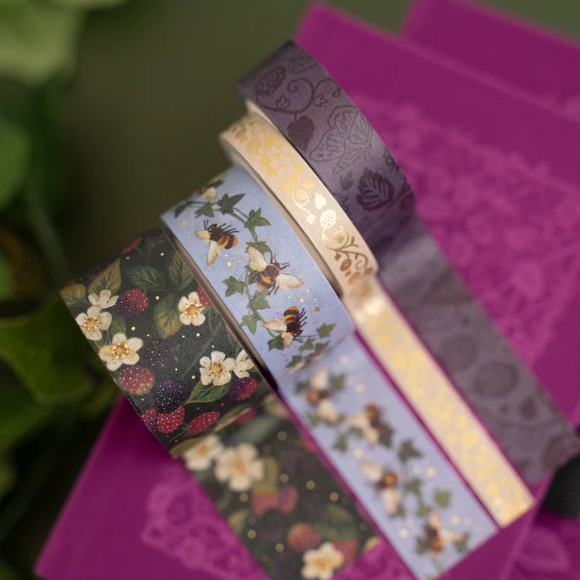 Washi tape - 4 - pack - Berries & Vines - 2 - Archer & Olive - Tidformera