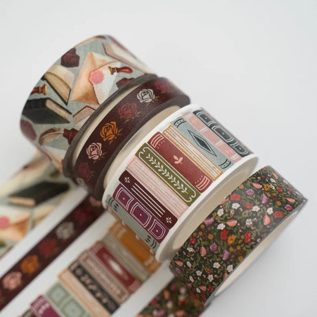 Washi tape - 4-pack - Books of Beauty - 3 - Archer & Olive - Tidformera