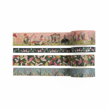 Washi tape - 4 - pack - Fairy House - 1 - Archer & Olive - Tidformera