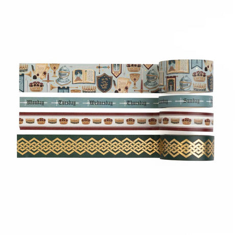 Washi tape - 4 - pack - Knight's Sword - 1 - Archer & Olive - Tidformera