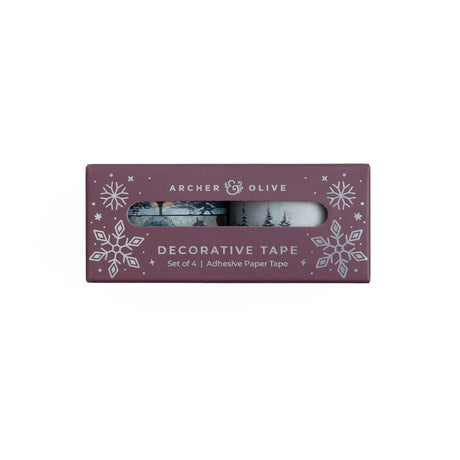 Washi tape - 4 - pack - Lamp Post - 3 - Archer & Olive - Tidformera